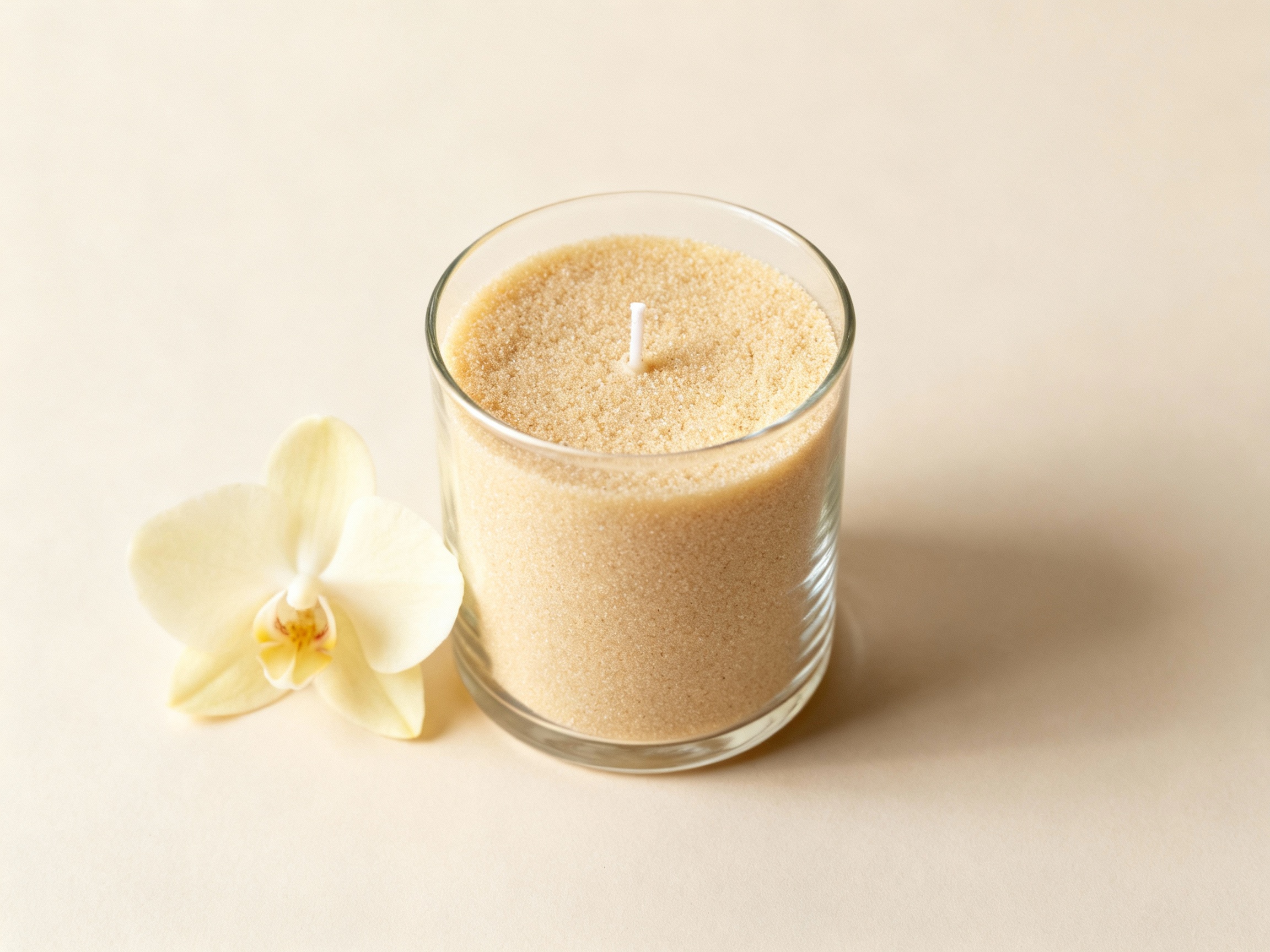 Sandkerze – Cosy Home (Vanille, Amber & Tonka)